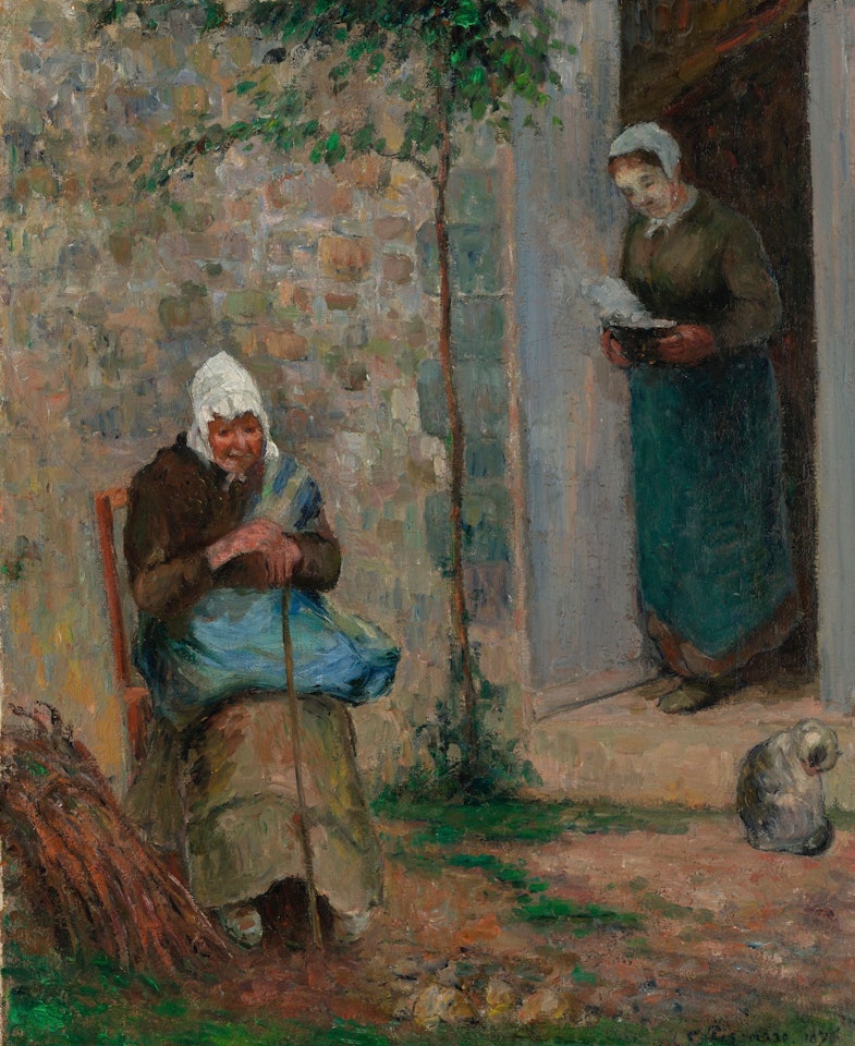 LA CHARITÉ by Camille Pissarro