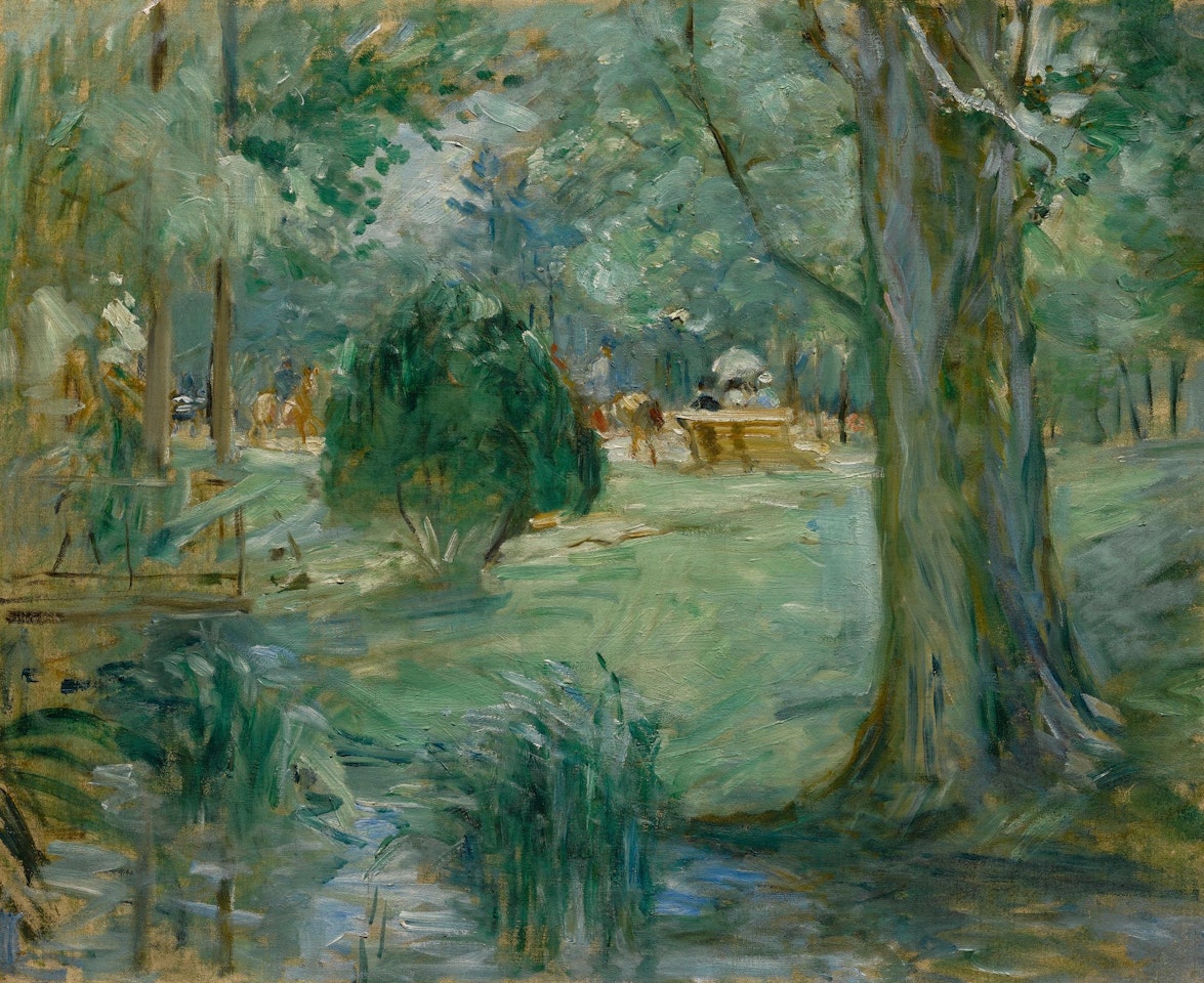 RIVIÈRE AU BOIS DE BOULOGNE by Berthe Morisot