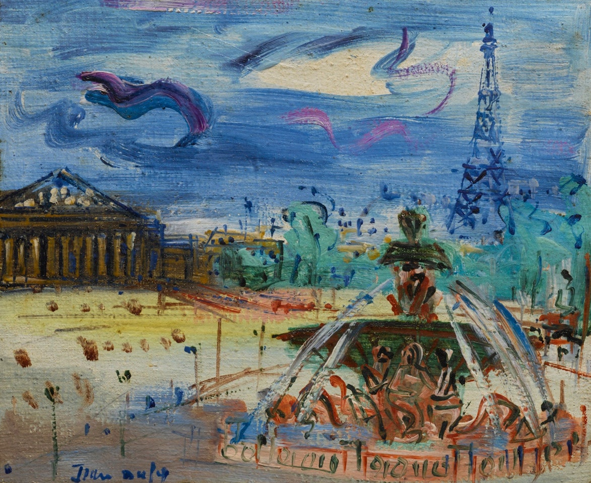 PLACE DE LA CONCORDE by Jean Dufy
