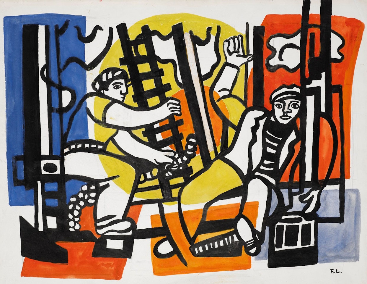 ÉTUDE POUR LES CONSTRUCTEURS by Fernand Leger