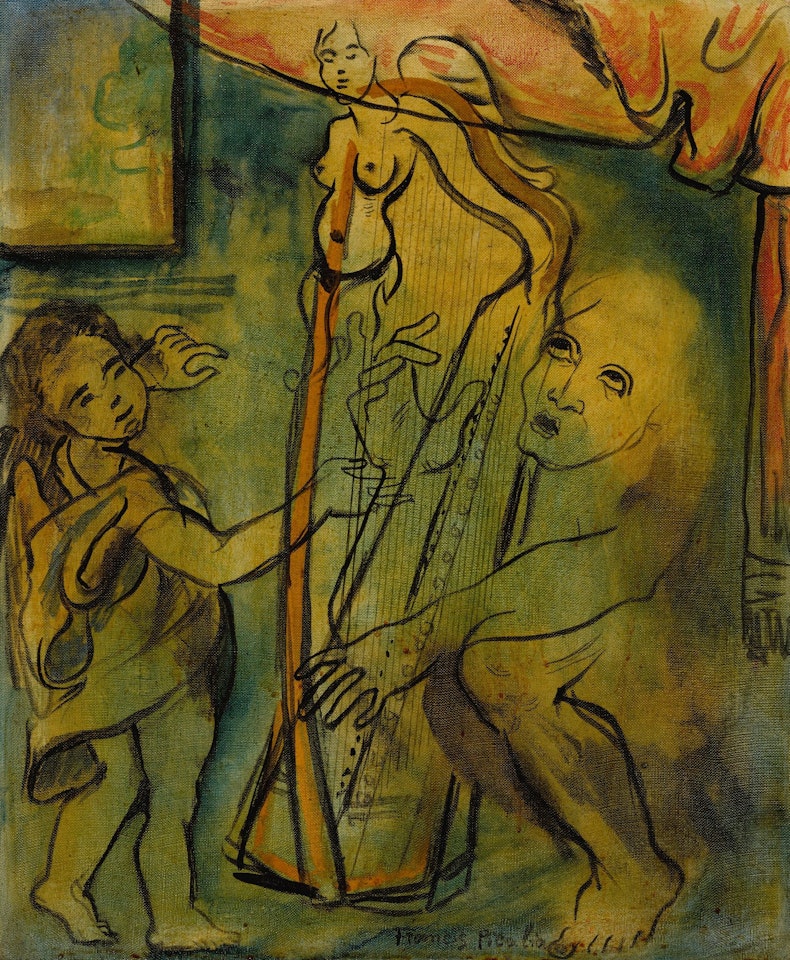 LE HARPISTE  by Francis Picabia