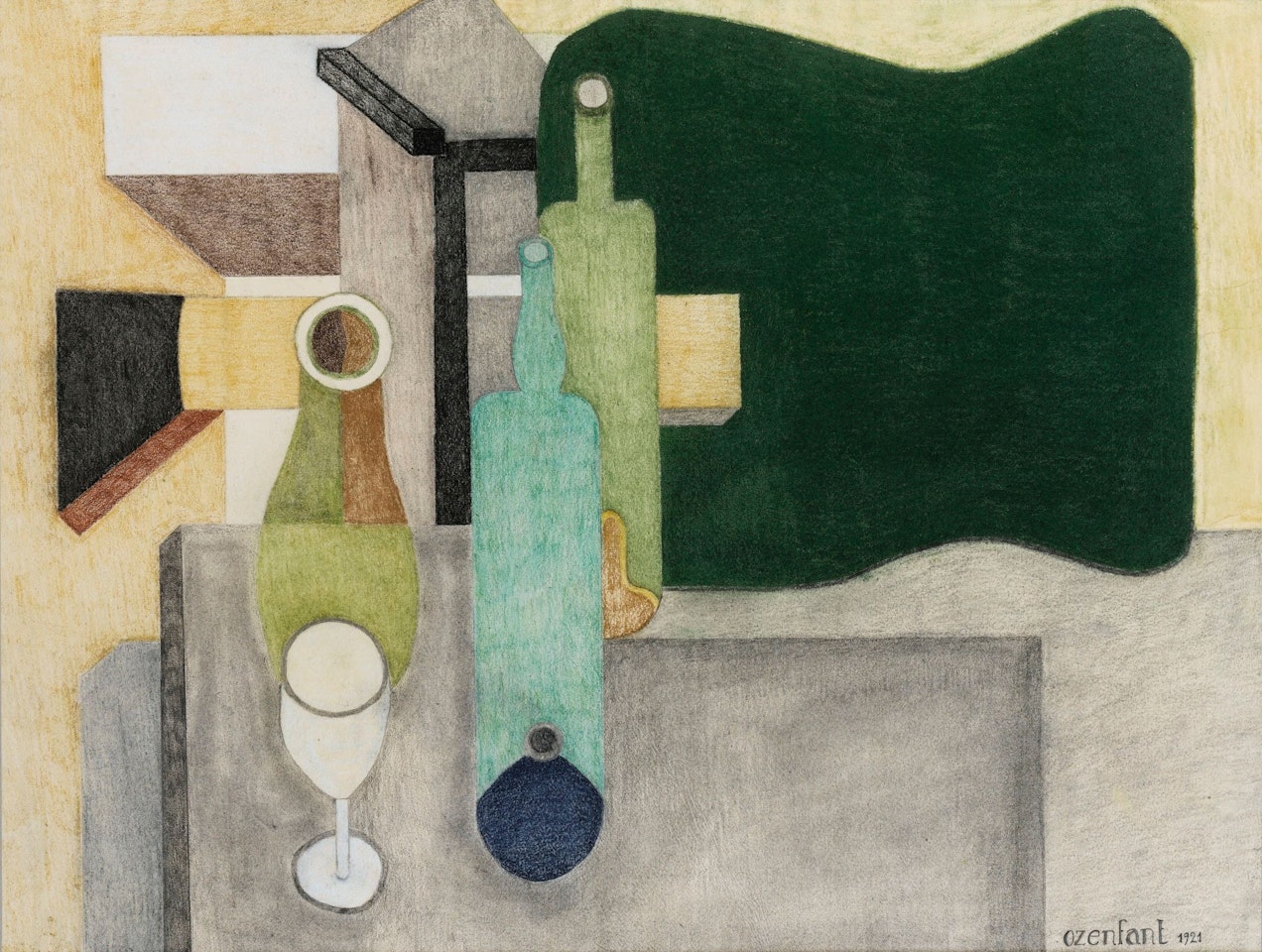 NATURE MORTE PURISTE by Amédée Ozenfant