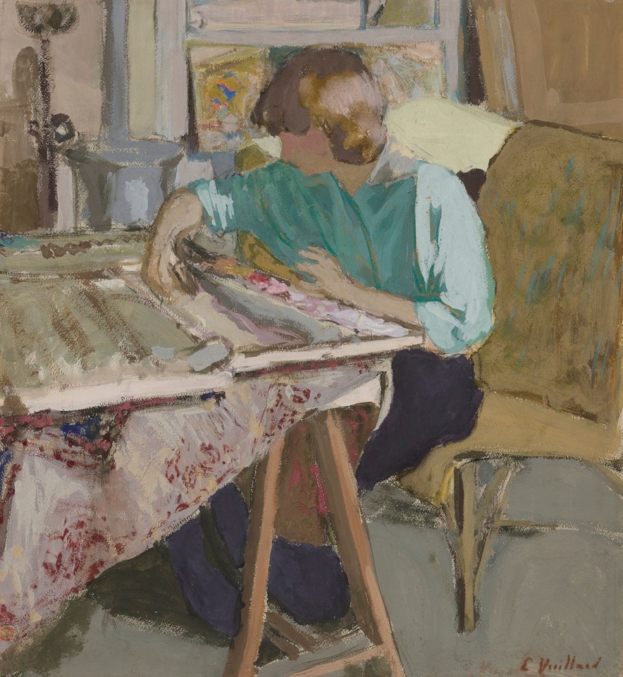 DANS L’ATELIER by Édouard Vuillard