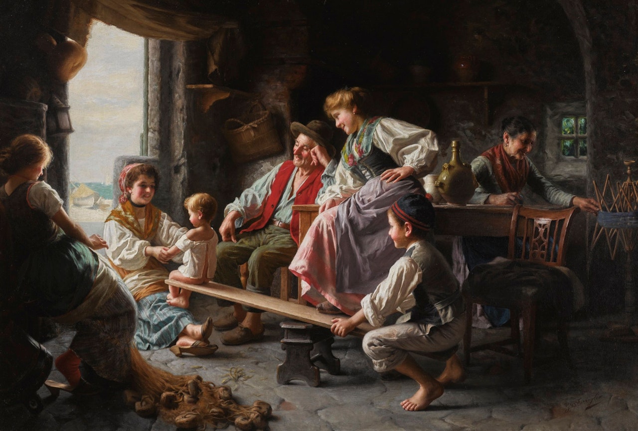 THE CENTRE OF ATTENTION by Giovanni Battista Torriglia