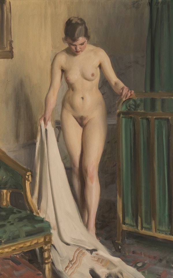 IN THE BEDROOM by Anders Zorn