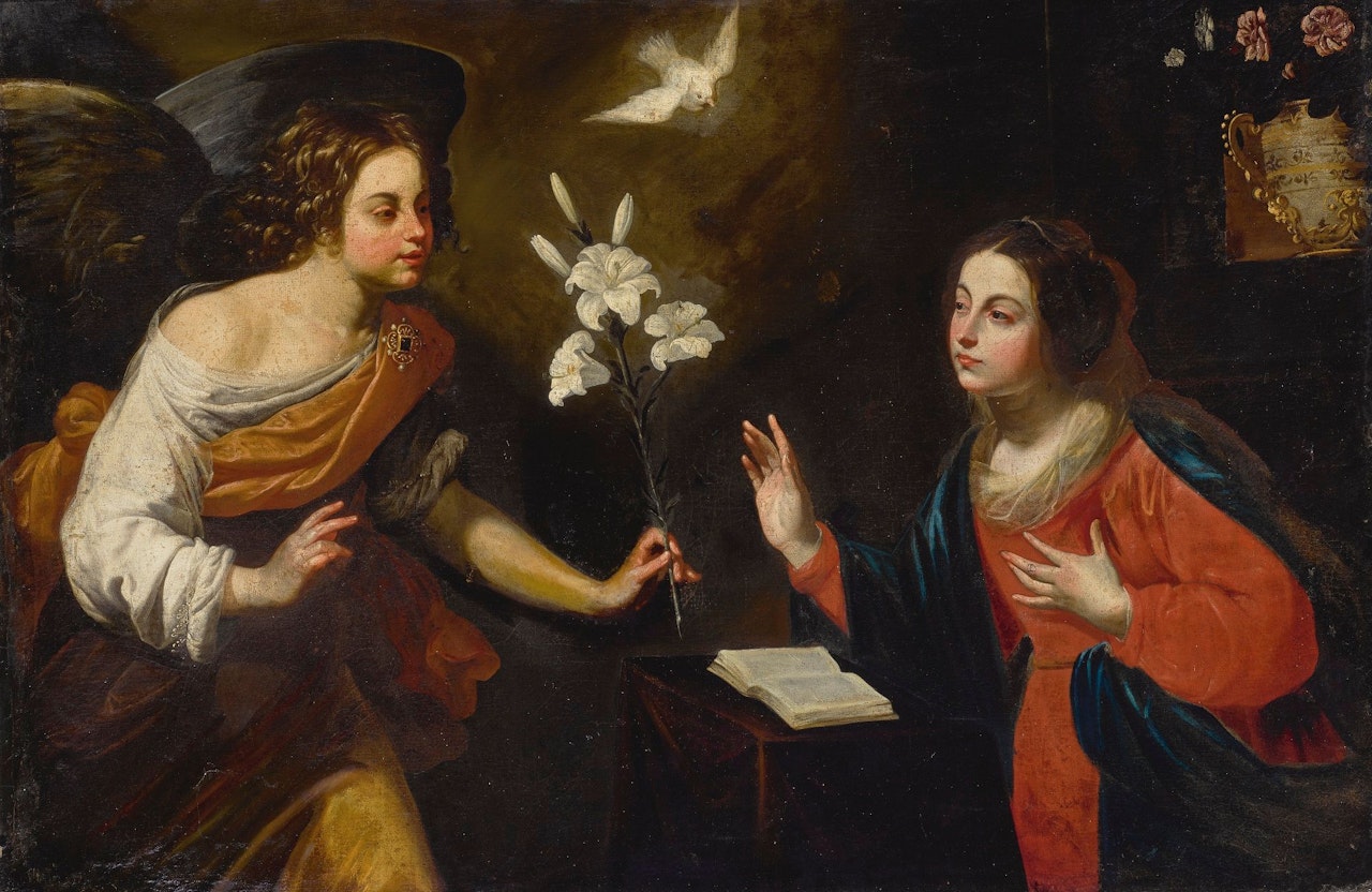 THE ANNUNCIATION by Neapolitan School