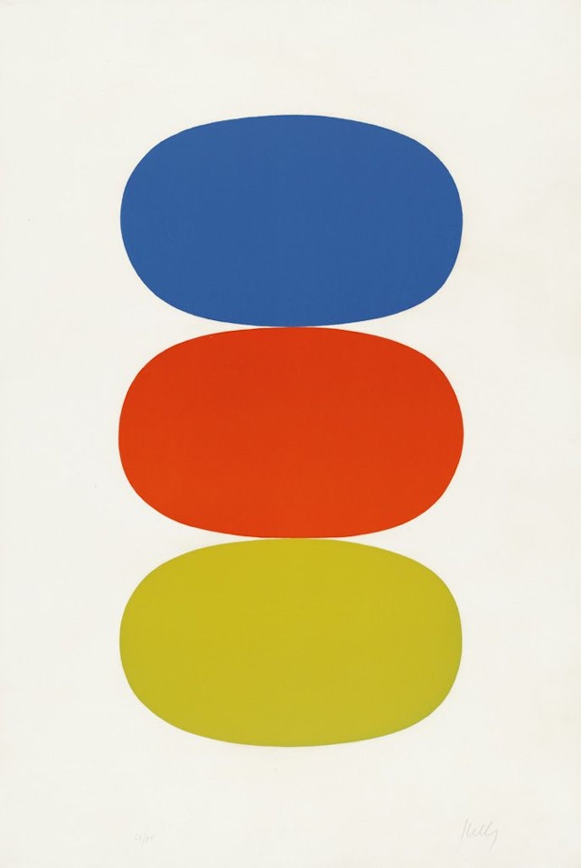 Blue And Orange And Green by Ellsworth Kelly