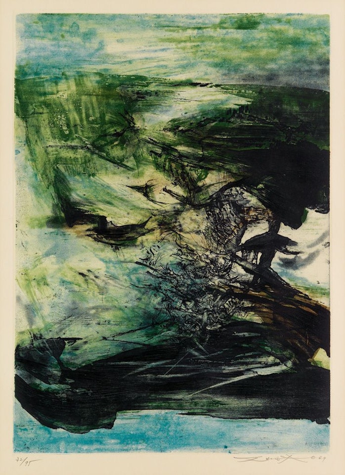 Sans Titre by Zao Wou-Ki