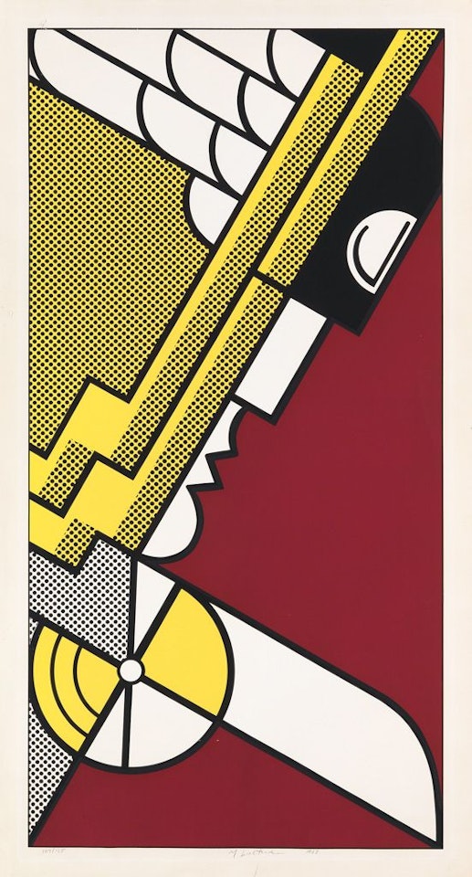 Salute To Aviation by Roy Lichtenstein