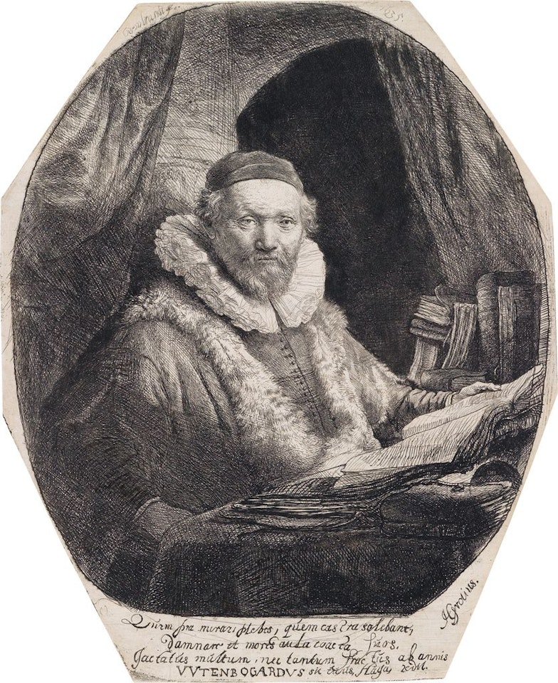 Jan Uytenbogaert, Preacher Of The Remonstrants by Attributed to Rembrandt Harmensz van Rijn