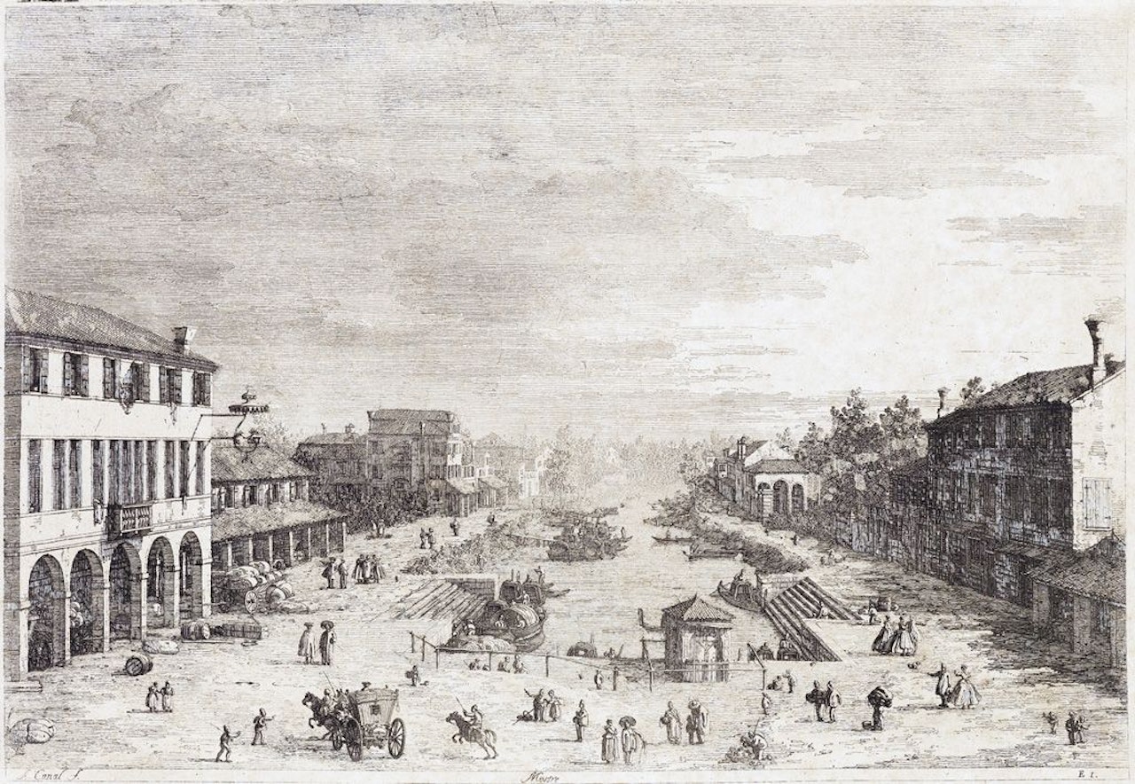 Mestre by Canaletto