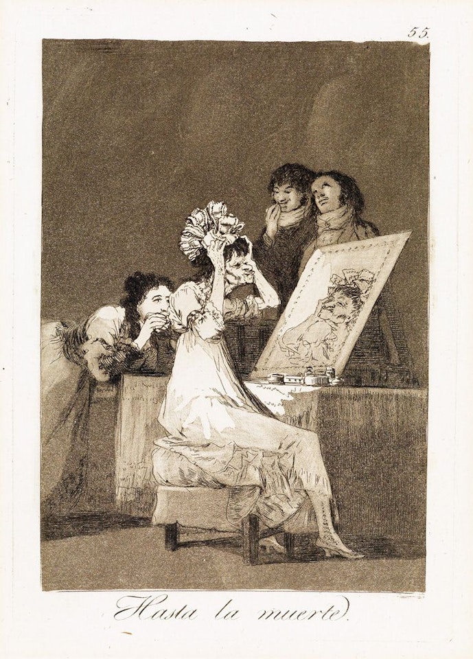 Hasta La Muerte by Francisco José de Goya