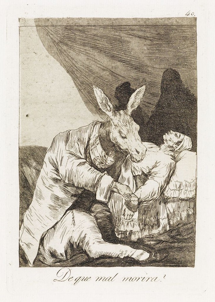 De Que Mal Morira? by Francisco José de Goya
