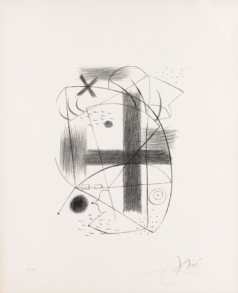 Lithograph II; Lithograph III by Joan Miró