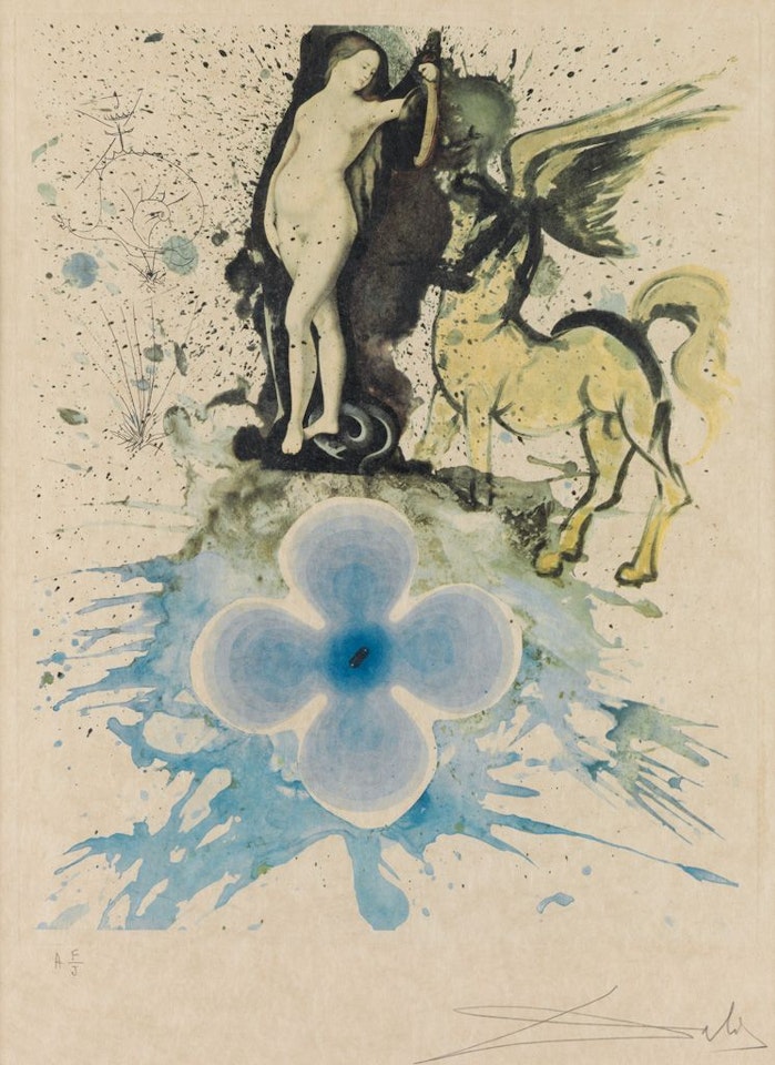 Hommage À Cranach by Salvador Dali
