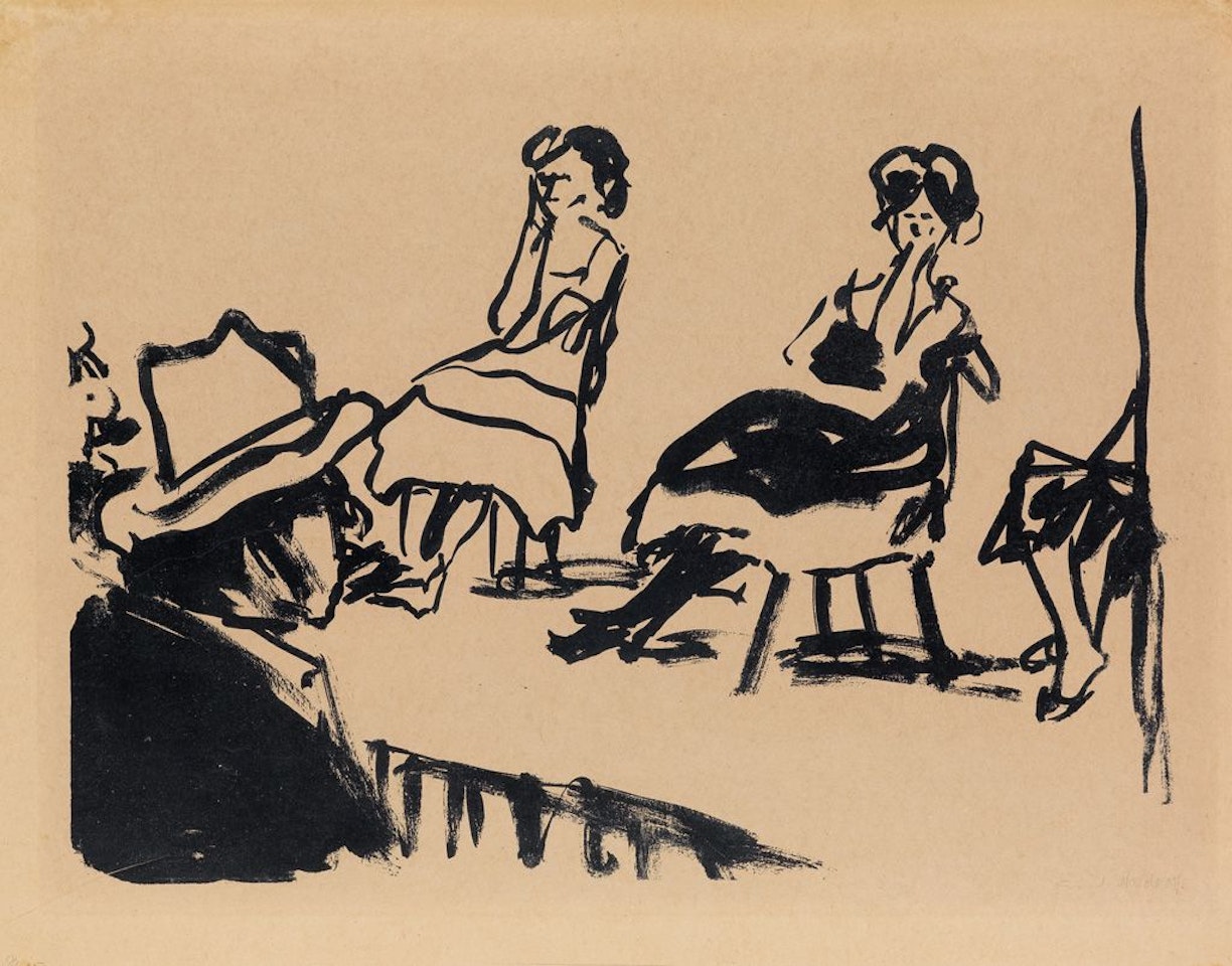 Tingel-Tangel I by Emil Nolde