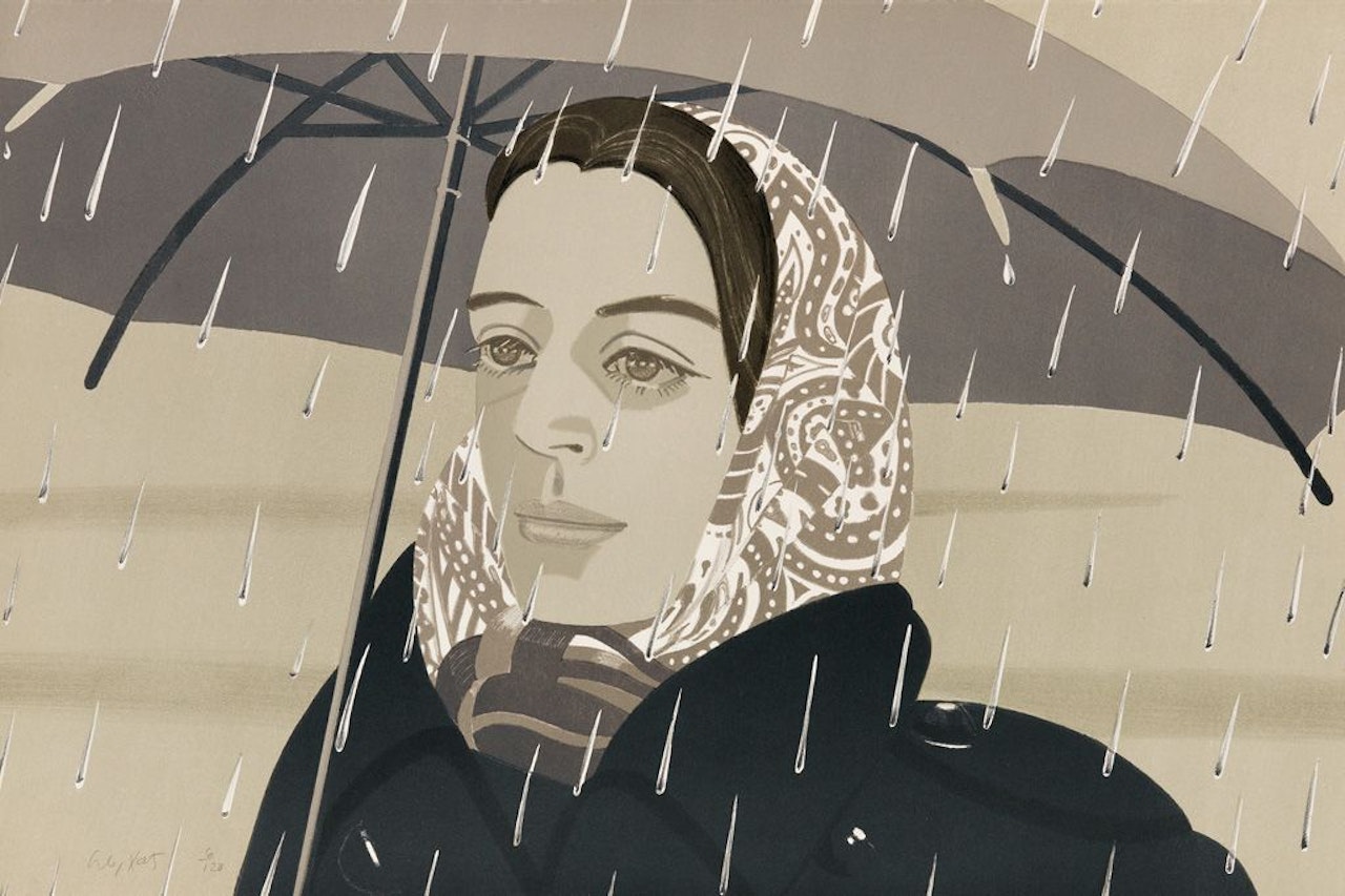Gray Umbrella by Alex Katz