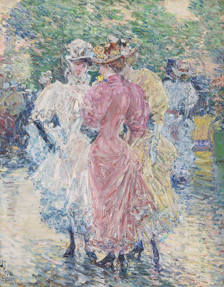 Conversation on the Avenue by Childe Hassam