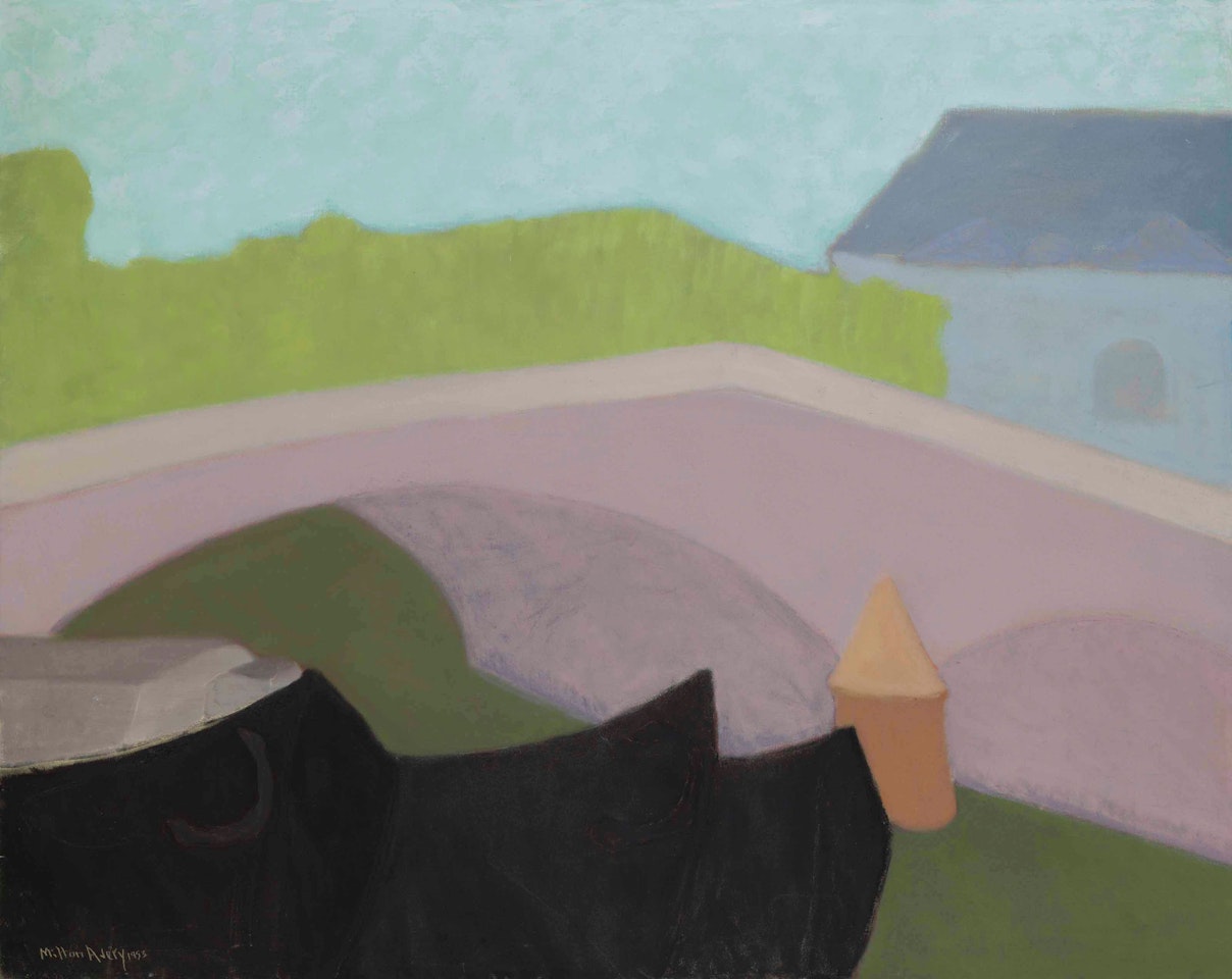 Barges on the Seine by Milton Avery
