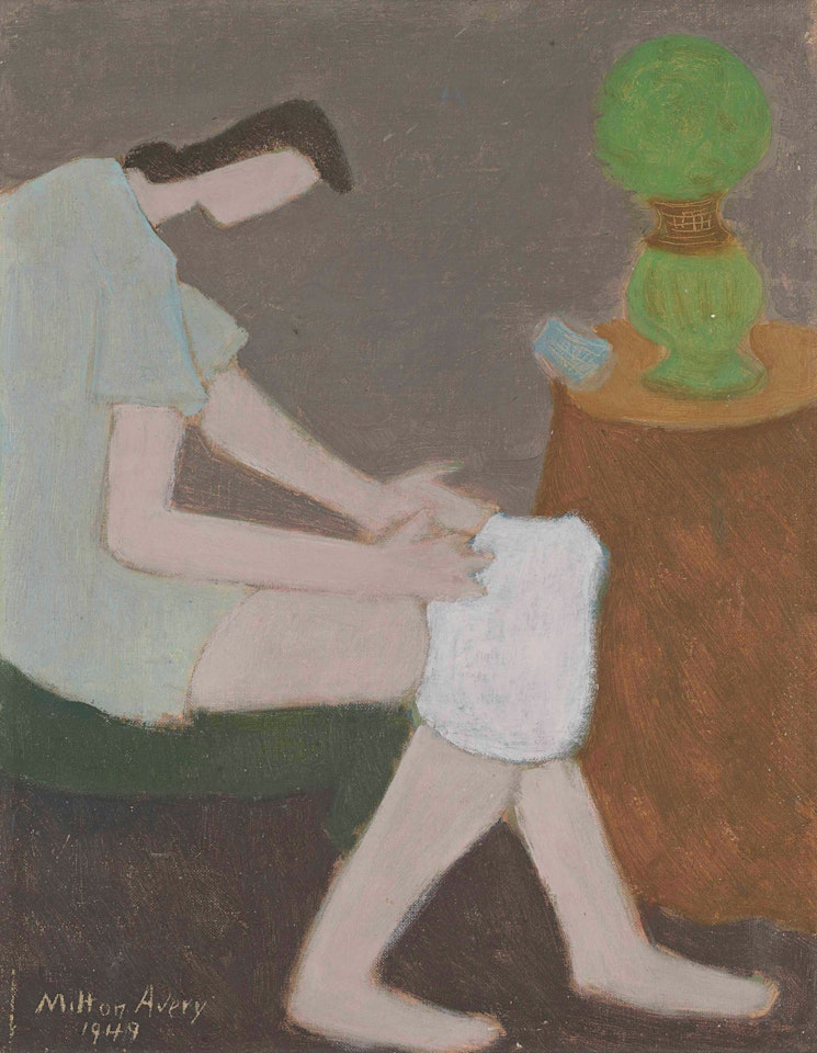 Green Lamp by Milton Avery