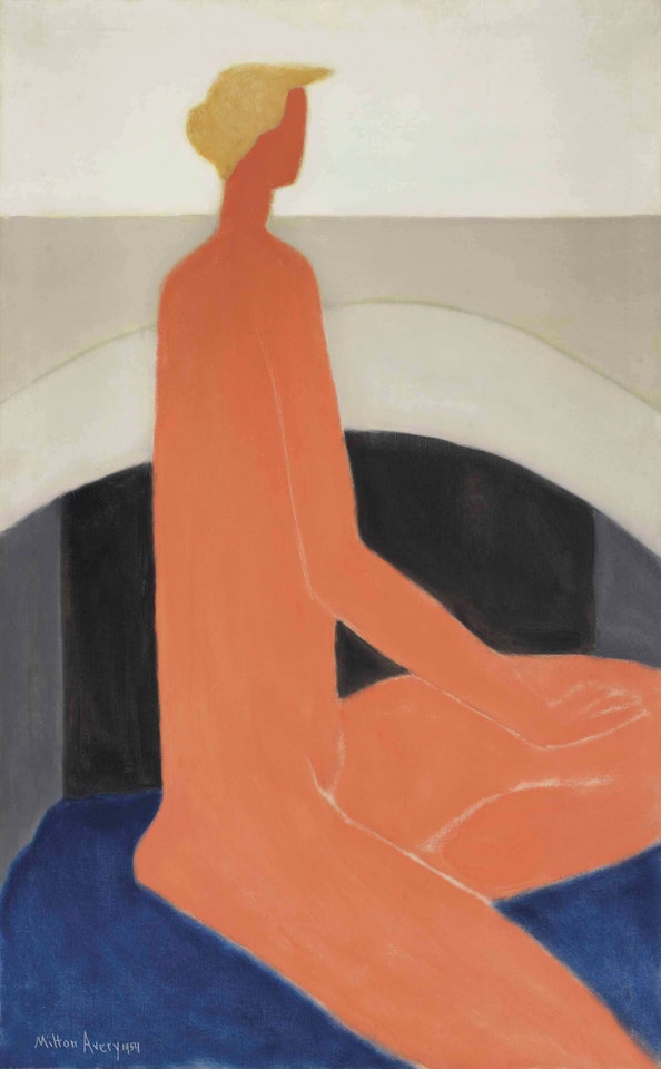 Red Nude by Milton Avery