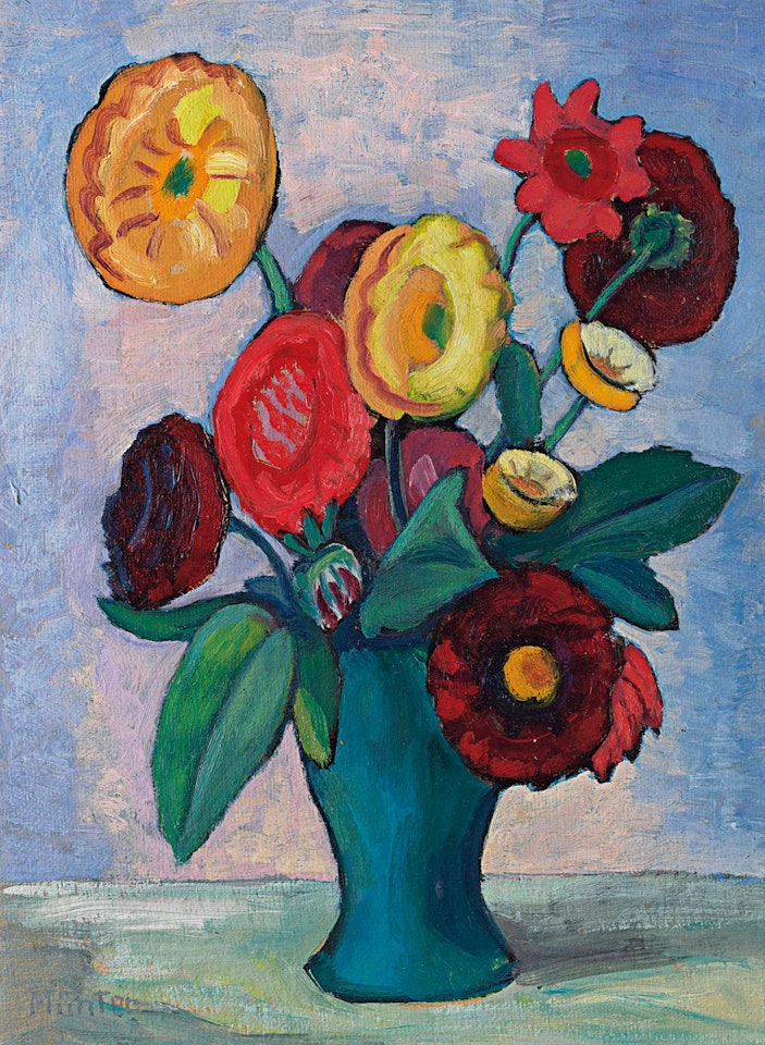 Dahlien by Gabriele Münter