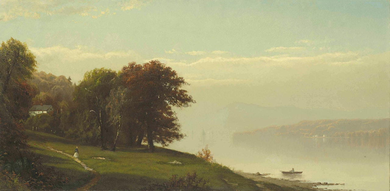 Landscape on the Hudson by Alfred Thompson Bricher