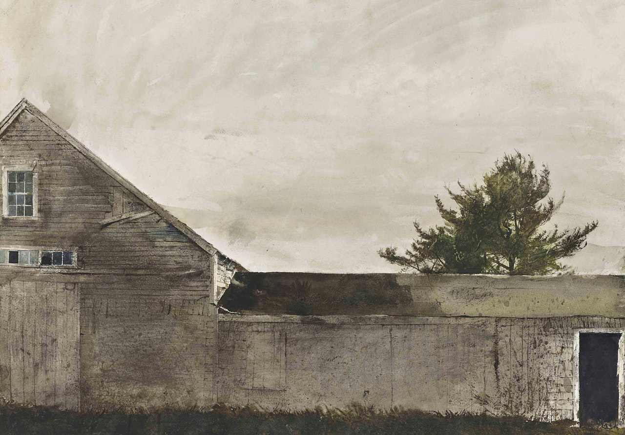 Erickson's Barn by Andrew Wyeth