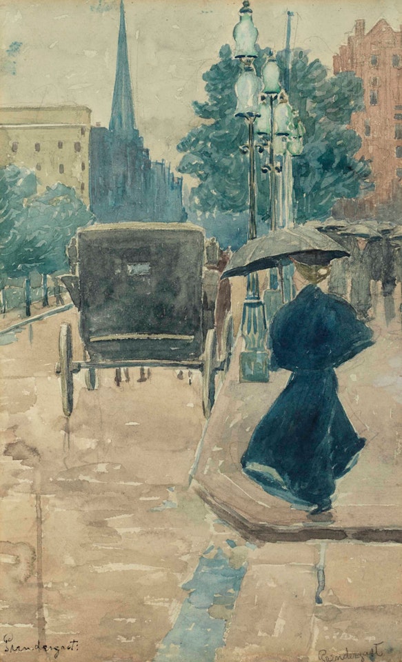 Rainy Day in Boston by Maurice Prendergast