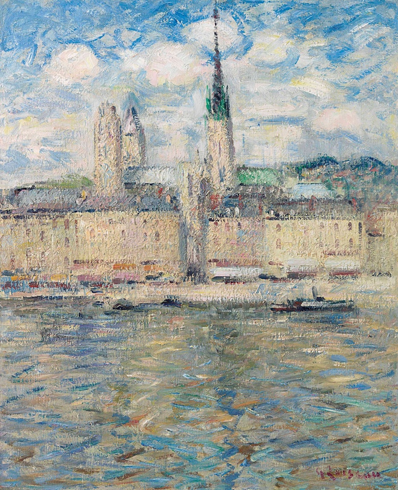 La Seine à Rouen by Gustave Loiseau