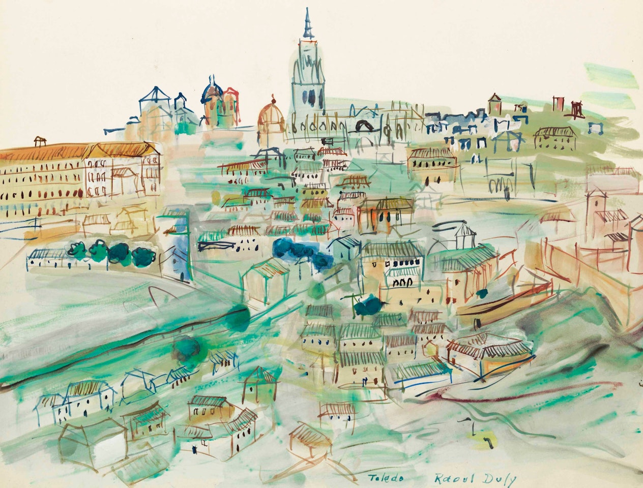Tolède by Raoul Dufy