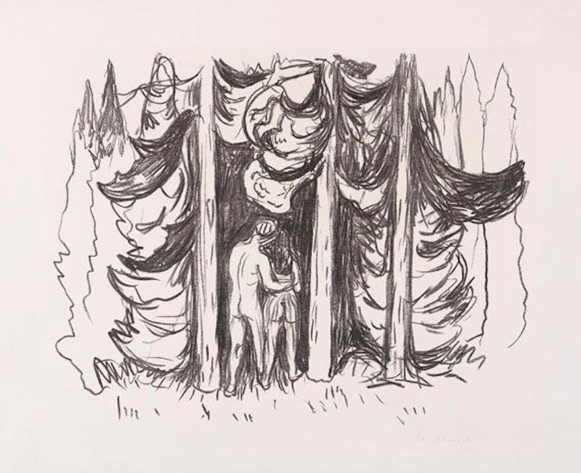 Skogen (Der Wald) by Edvard Munch