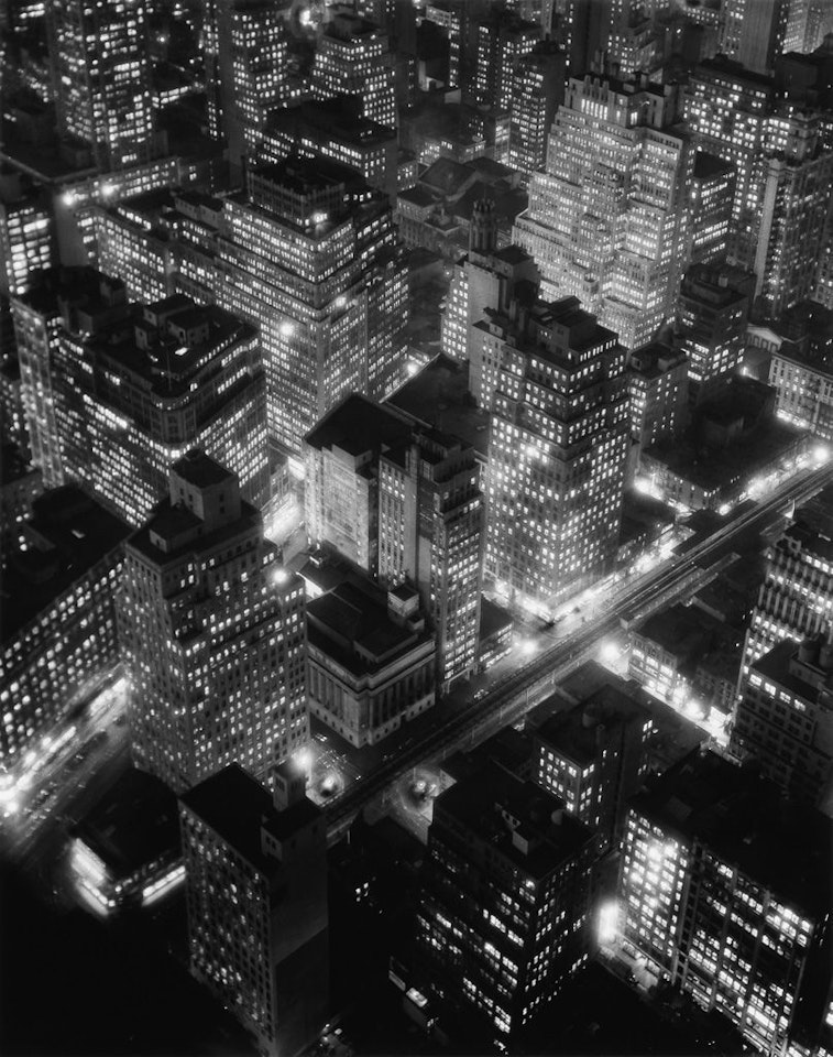 New York At Night by Berenice Abbott