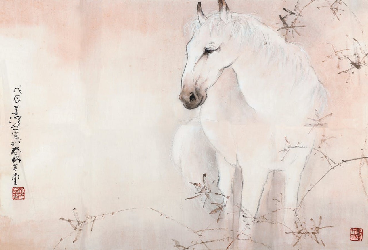 WHITE HORSE by Yang Shanshen