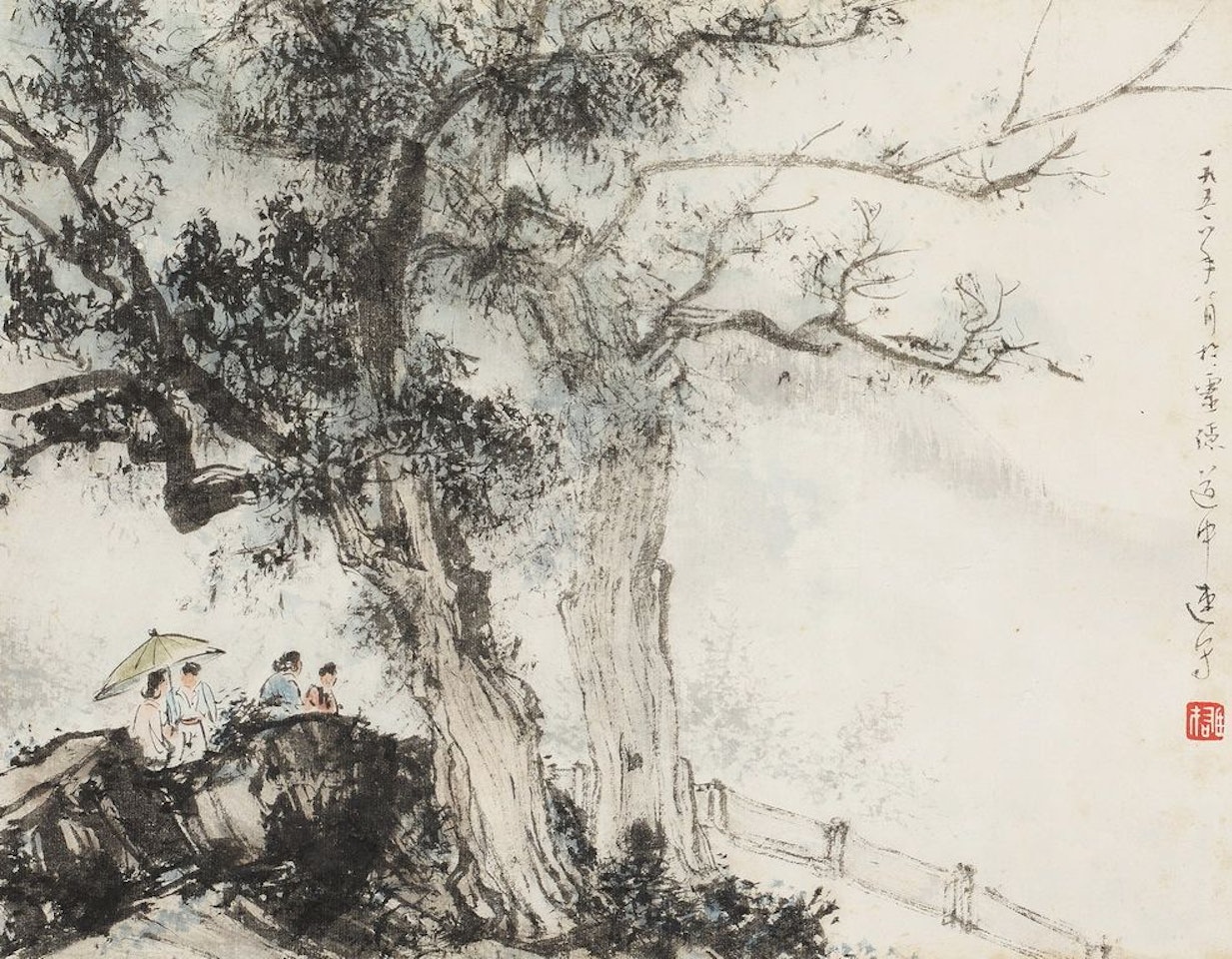 Lingyin Temple By The West Lake by Li Xiongcai
