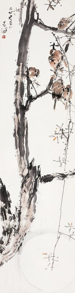 WILLOW AND BIRD IN SPRING by Yang Shanshen