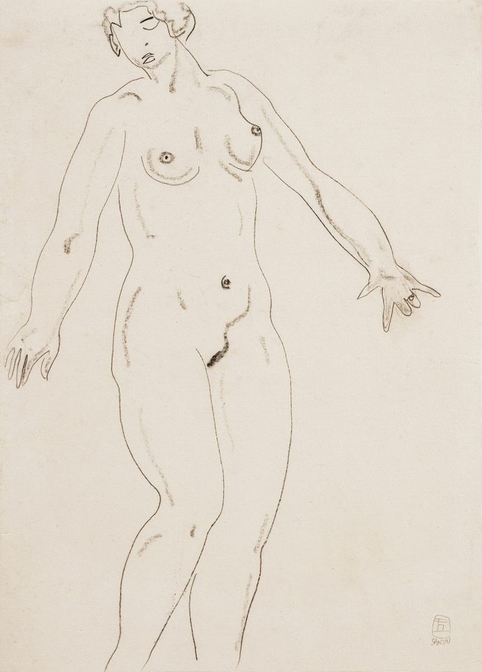 Standing Nude by Sanyu