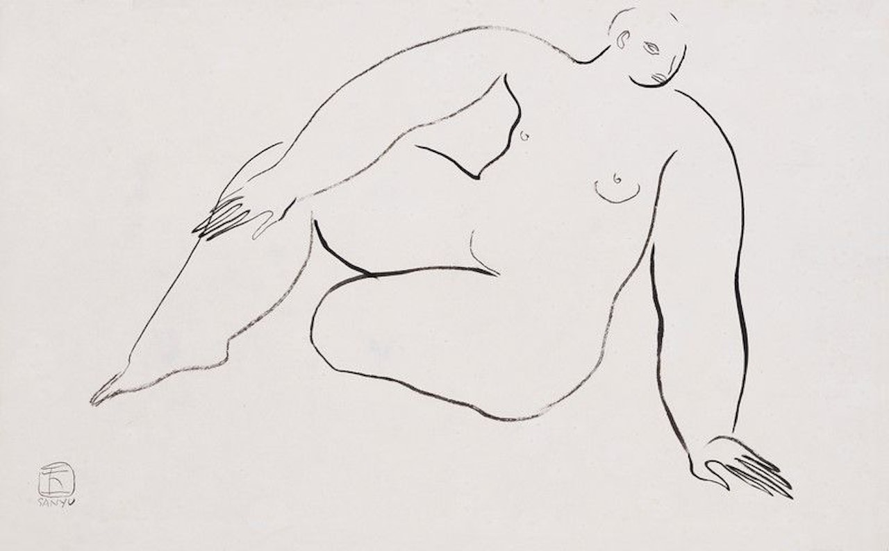 Seating Lady by Sanyu