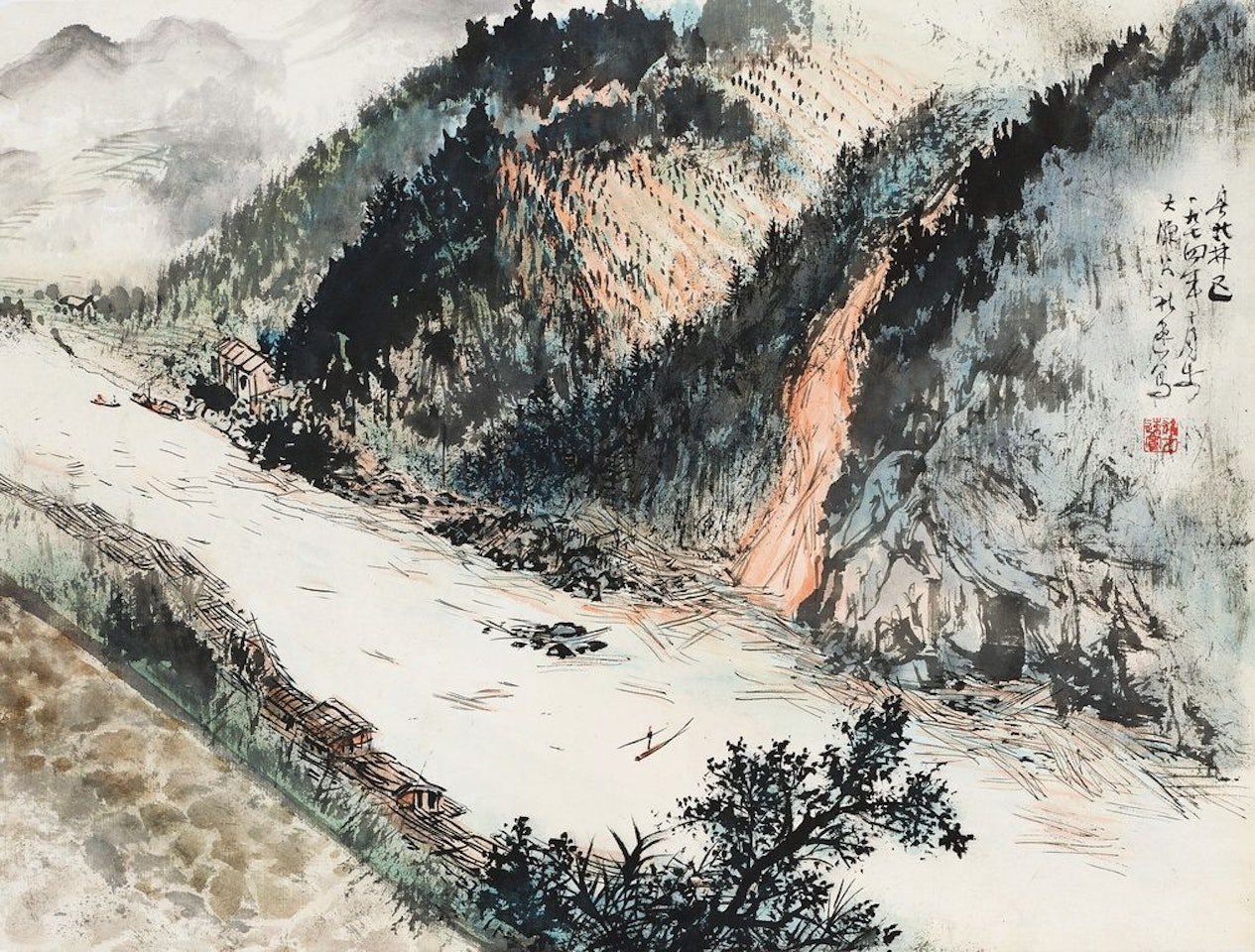 Northern Guangzhou Forest by Li Xiongcai