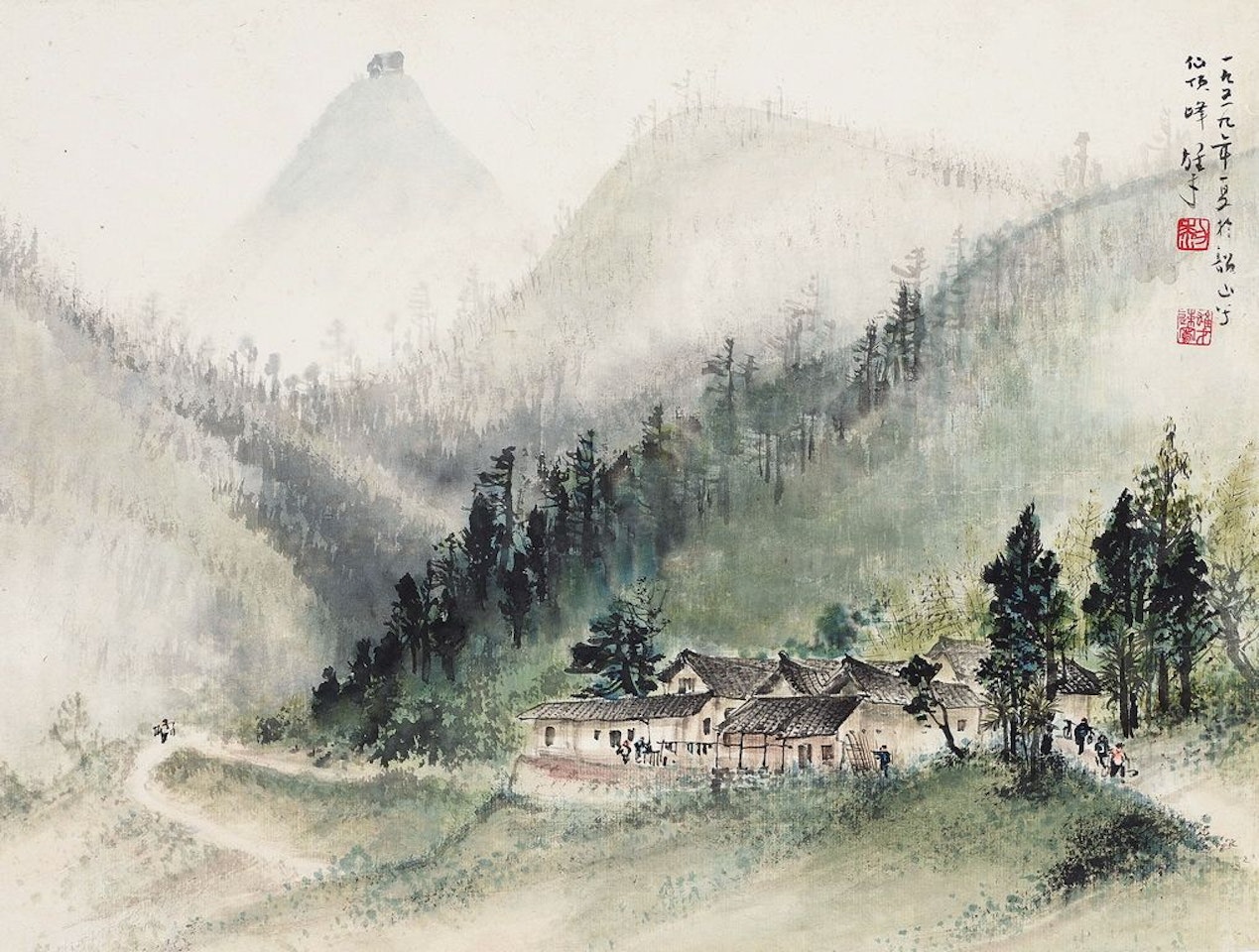 The Fairy Peak by Li Xiongcai