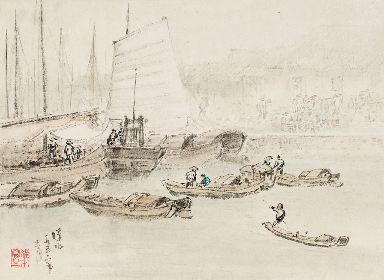 Han River by Li Xiongcai
