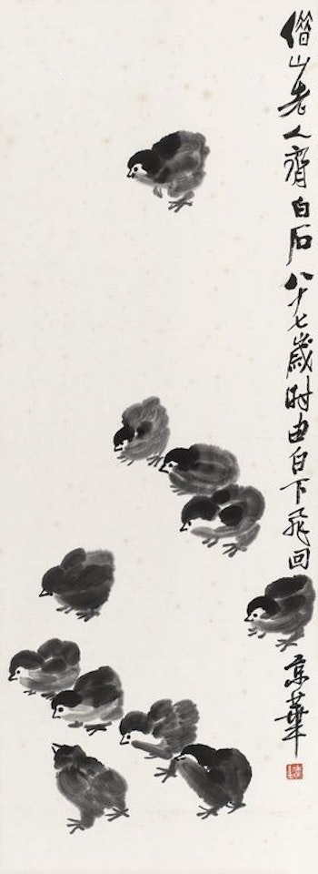 Chickens by Qi Baishi