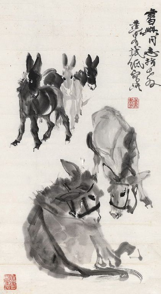 Donkeys by Huang Zhou