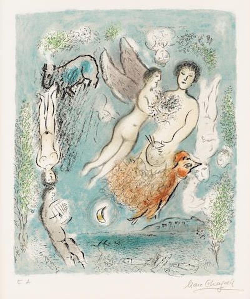 L'île de Poros by Marc Chagall