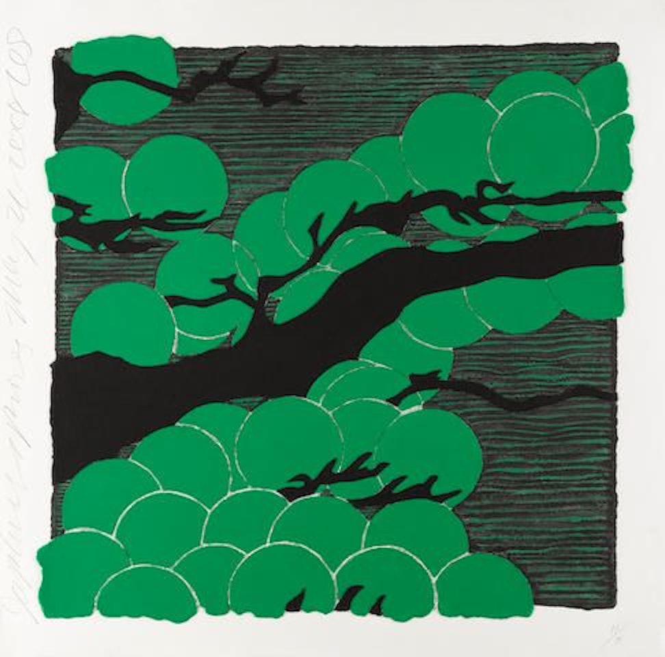 Japanese Pines by Donald Sultan