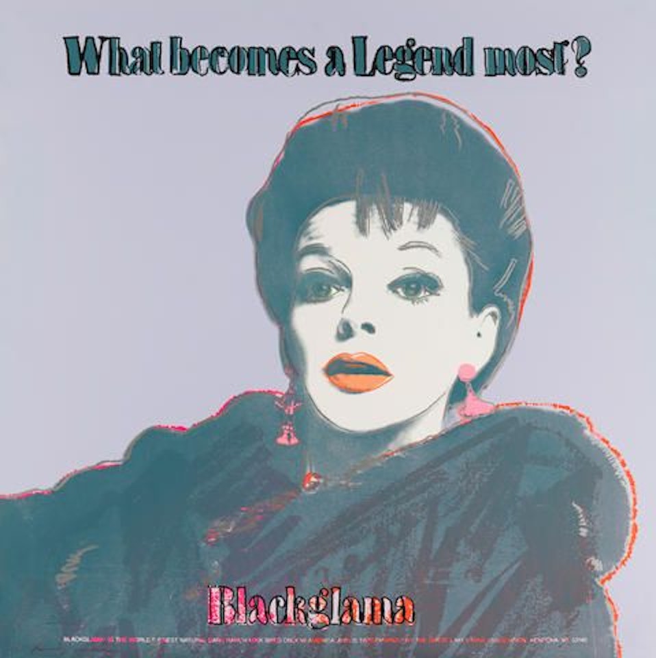 Blackglama (Judy Garland) by Andy Warhol