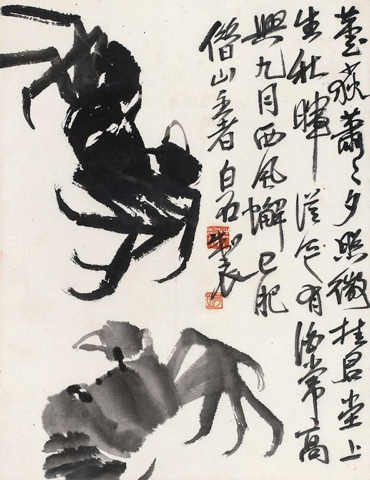 Crabs by Qi Baishi