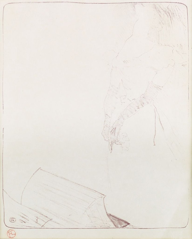 Frontispice Pour 'yvette Guilbert' by Henri de Toulouse-Lautrec