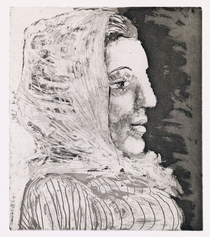 Buste De Femme Au Fichu (portrait De Dora Maar) by Pablo Picasso