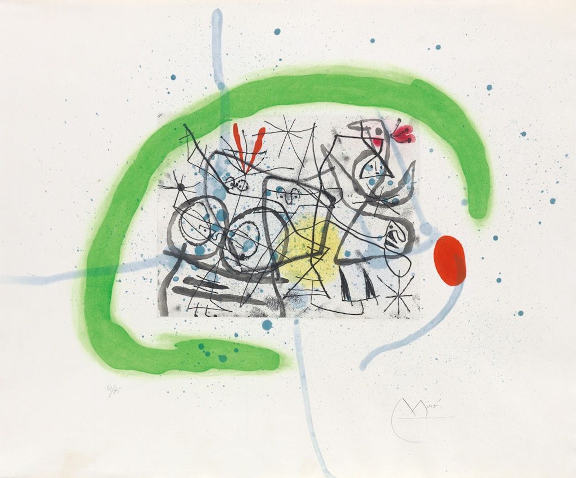 Préparatifs D'oiseaux Iv by Joan Miró